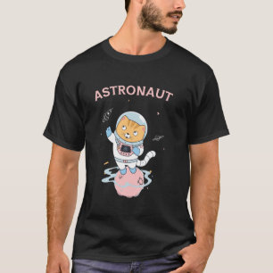 Schattige Kattenastronaut - Ruimte Avontuur Design T-shirt