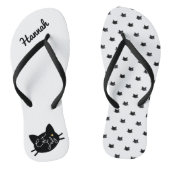 Schattige kattenbakkerij teenslippers (Voetbed)