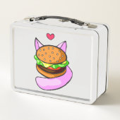 Schattige kattenbroodjesontwerp (Achterkant)