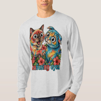 Schattige Kattenliefhebber Kat Grappige Siamese & T-shirt