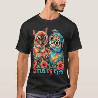 Schattige Kattenliefhebber Kat Grappige Siamese & T-shirt