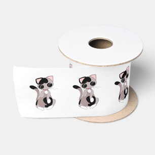Schattige kattenlint cadeau lint