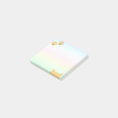 Schattige Kattenpoten Post-it® Notes (Schuin)