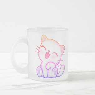 Schattige kattenprint - perfect voor uw ochtendbro matglas koffiemok