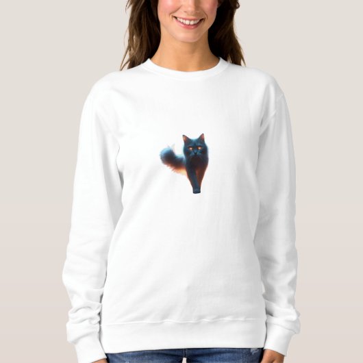 Schattige kattenshirt trui (Voorkant)