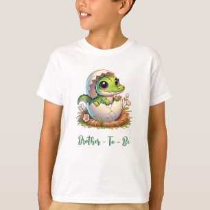 Schattige Kawaii Baby alligator hatching Baby show T-shirt