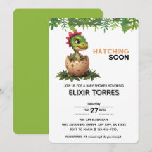 Schattige Kawaii Baby Dinosaurius Uitbroeden