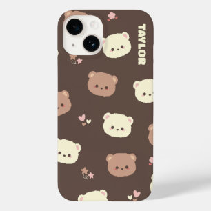 Schattige Kawaii Beer Telefoonhoesje Case-Mate iPhone 14 Hoesje