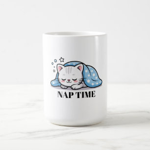 Schattige Kawaii Cat Cartoon Koffiemok