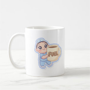 Schattige Kawaii Chibi Verpleegster Reuzenkoffie B Koffiemok