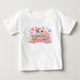 Schattige Kawaii Dank je een Bende Kat Naam Pastel