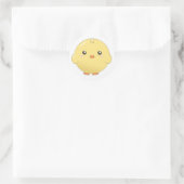 Schattige kawaii geel chick stickers (Tas)