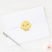 Schattige kawaii geel chick stickers (Envelop)