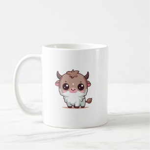 Schattige Kawaii Highland Koe - Schattigee Cartoon Koffiemok