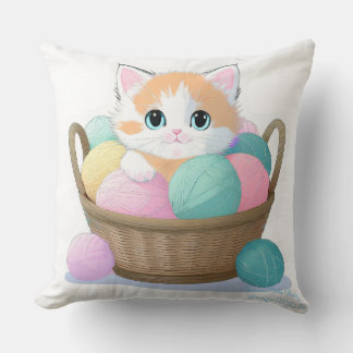 Schattige kawaii kat kussen