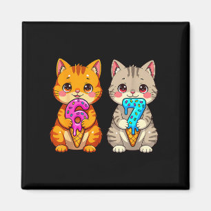 Schattige Kawaii Katten Neko 67 Drip Meme Grappig Magneet