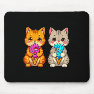 Schattige Kawaii Katten Neko 67 Drip Meme Grappig  Muismat