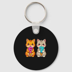 Schattige Kawaii Katten Neko 67 Drip Meme Grappig Sleutelhanger
