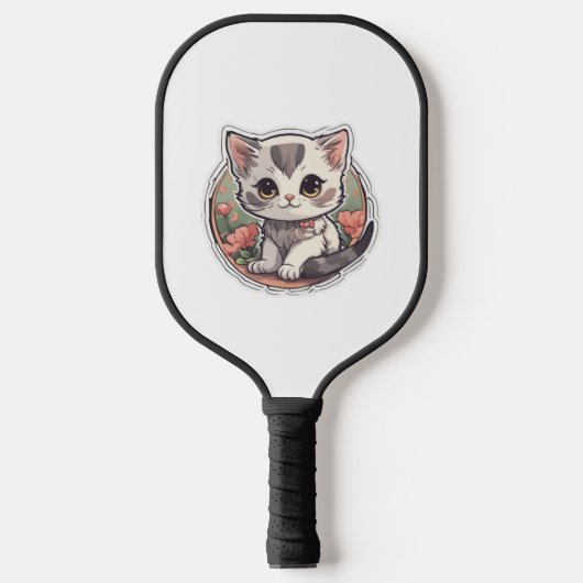 Schattige Kawaii Kitten Pickleball Paddle (Voorkant)