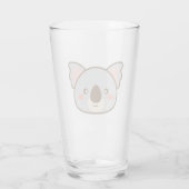 Schattige Kawaii Koala Glas (Achterkant)
