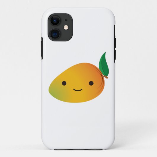 Schattige Kawaii Lachende Mango Case-Mate iPhone Case (Achterkant)