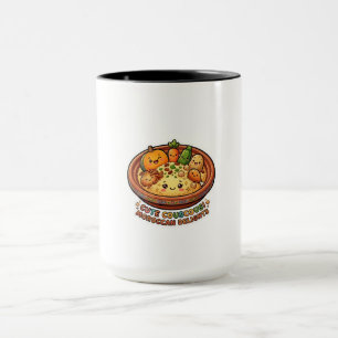Schattige Kawaii Marokkaanse Couscous Vrijdag Verz Mok