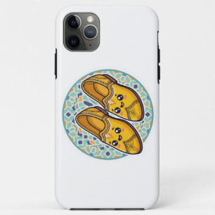 Schattige Kawaii Marokkaanse Gele Belgha Schoenen iPhone 11 Pro Max Hoesje