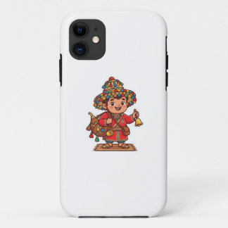 Schattige Kawaii Marokkaanse Guerab Waterdrager SS iPhone 11 Hoesje