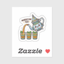 Schattige Kawaii Marokkaanse Munt Theepot en Brill