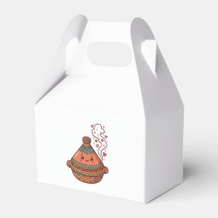 Schattige Kawaii Marokkaanse Tajine Voedsel Cultur Bedankdoosjes