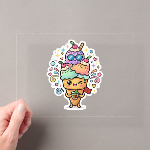 Schattige Kawaii Marokkaanse Zomer Ijs Munt Thee B Acryl Uitnodigingen