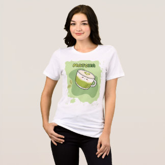 Schattige Kawaii Matcha Latte Tri-Blend Shirt