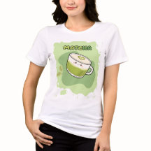 Schattige Kawaii Matcha Latte