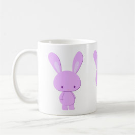Schattige Kawaii Pastel Paarse Minimalistische Kon Koffiemok