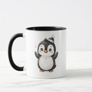 Schattige Kawaii Pinguïn "Chillen met mijn favorie Mok