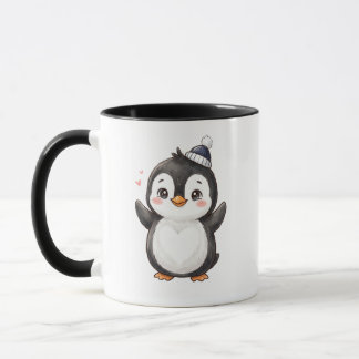 Schattige Kawaii Pinguïn "Chillen met mijn favorie Mok