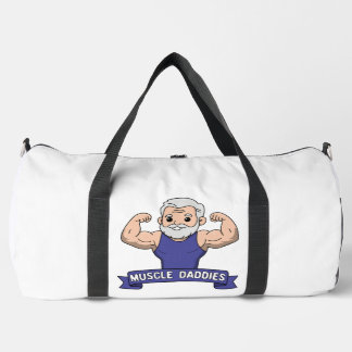 Schattige Kawaii Spier Daddy Baardige Bodybuilder Plunjezak