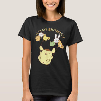 Schattige Kawaii Verjaardag Shirt | Dierballon T-s