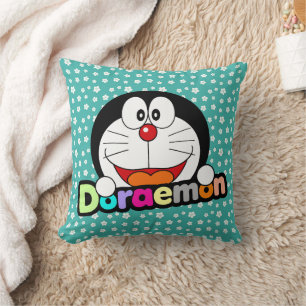 Schattige Kawaii Zwarte Doraemon Anime Kussen