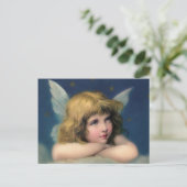 Schattige kerst  Angel Feestdagenkaart (Staand voorkant)