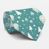 Schattige Kerst Baby Pattern Stropdas (Opgerold)