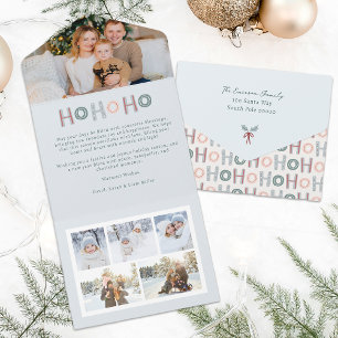 Schattige Kerst Driehoekige Kaart