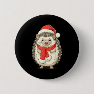 Schattige Kerst-Egel-Sinterklaas Ronde Button 5,7 Cm