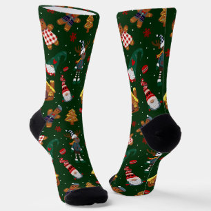 Schattige Kerst Gingerbread Kabouters Rendier Fees Sokken