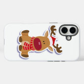 Schattige kerst herten  Case-Mate iPhone case (Achterkant (horizontaal))