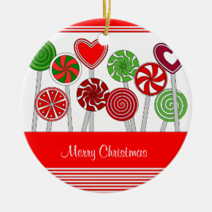 Schattige Kerst Lollipops Ornament