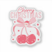 Schattige Kerst sticker (Voorkant)