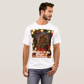 Schattige kerst T-shirt (Voorkant volledig)