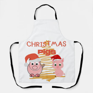 Schattige Kerst Varkens Schort