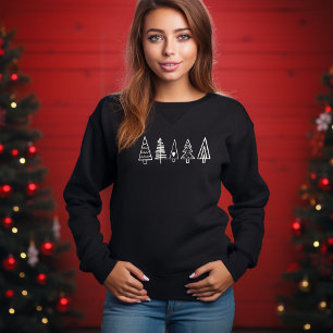 Schattige kerstboom T-shirt